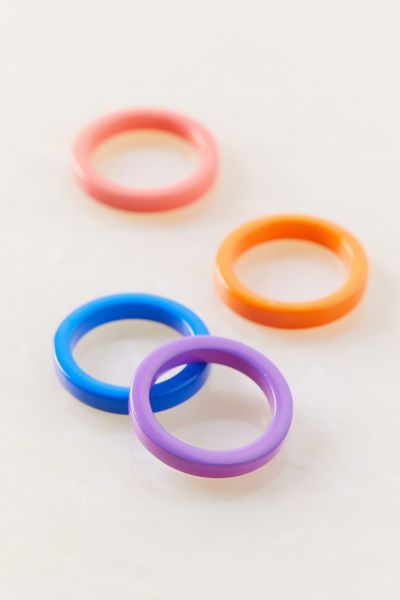 Thin Translucent Ring Set | Urban Outfitters