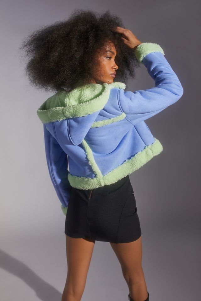 UO Roselyn Faux Shearling Jacket #4