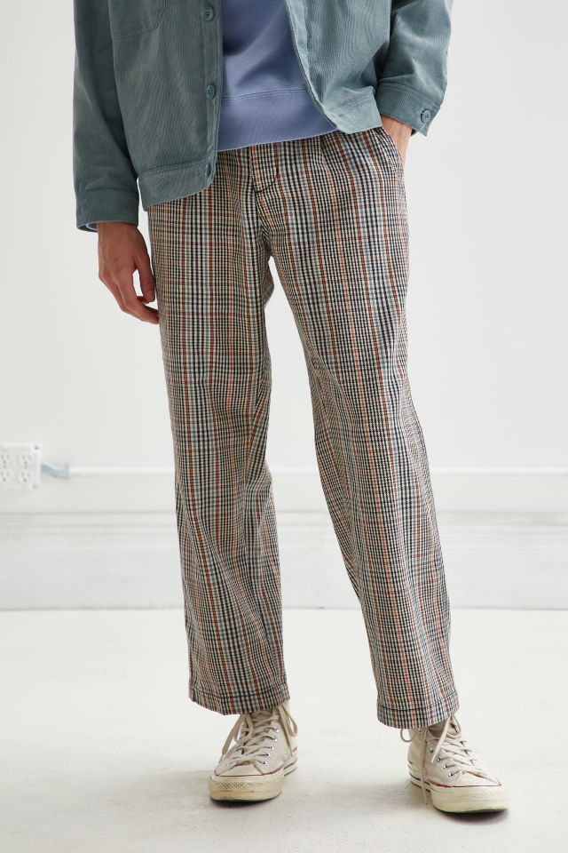 Pantalon Chino à Carreaux Plissé OBEY #1