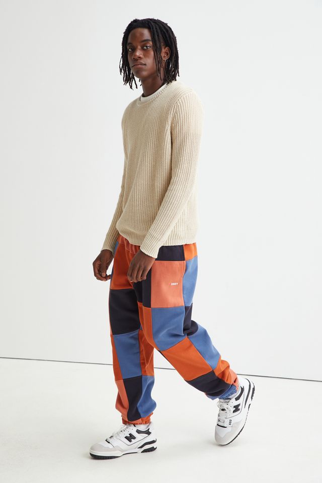 OBEY Mosaic Patched Sweatpant | Urban Outfitters