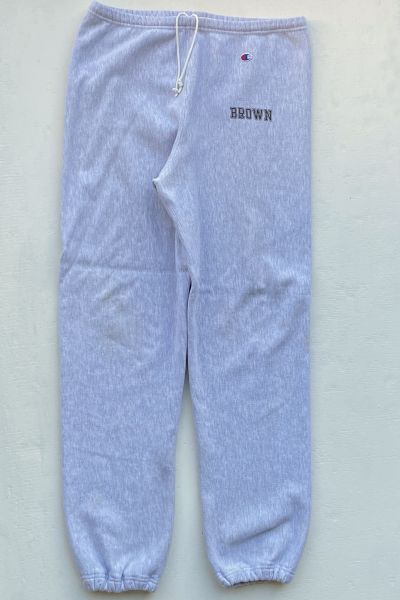 champion sweatpants brown