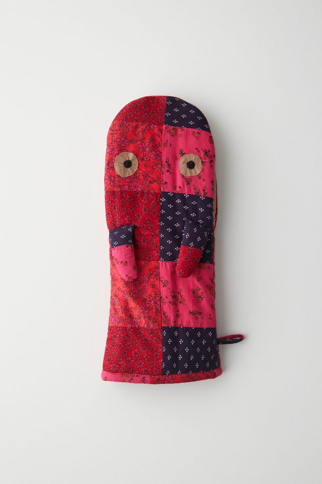 Patchwork Pup Oven Mitt #1