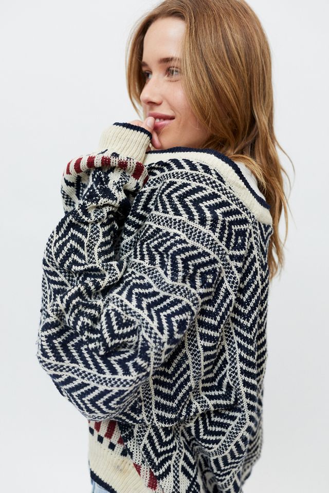 Urban Renewal Vintage Oversized Printed Cardigan #3
