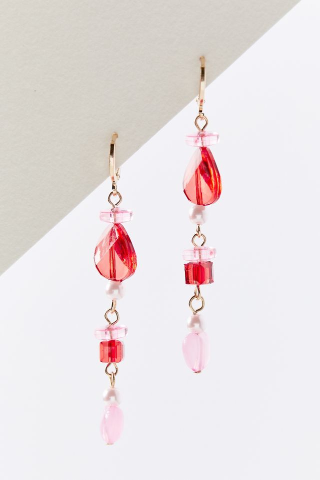 Rowan Beaded Drop Earring Urban Outfitters