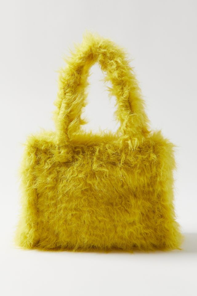Mini Faux Fur Tote Bag #1
