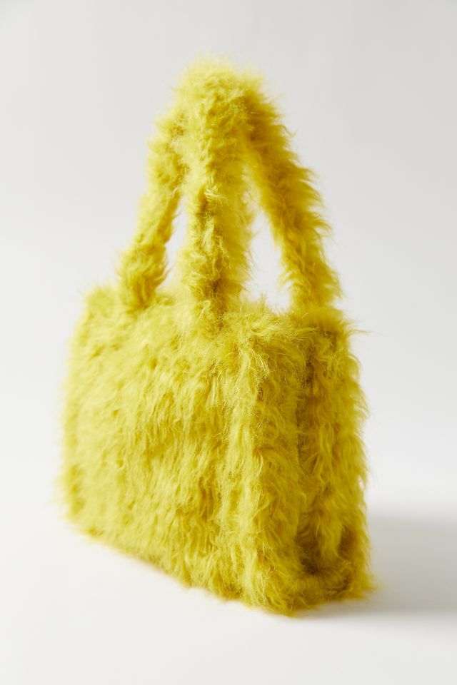 Mini Faux Fur Tote Bag #3