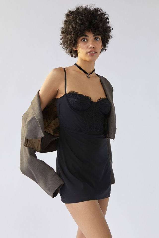 UO Brenna Bustier Mini Dress #1