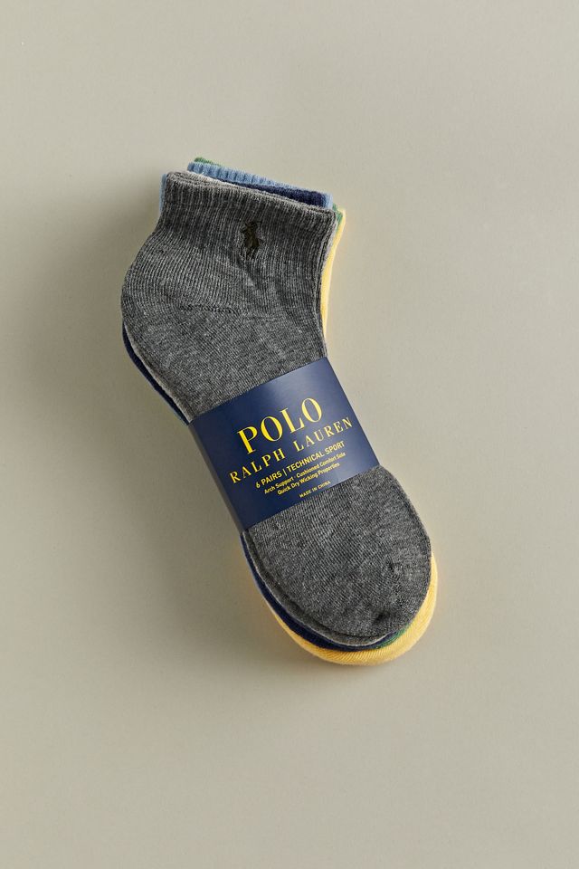 Polo Ralph Lauren Ankle Sock 6Pack Urban Outfitters