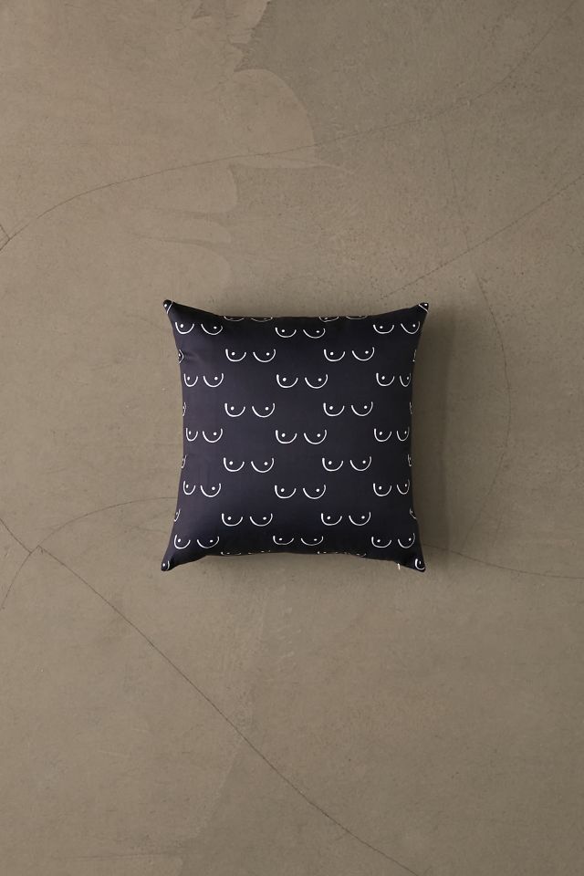 Natalie Catalina For Deny Boobs II Indoor/Outdoor Throw Pillow #1