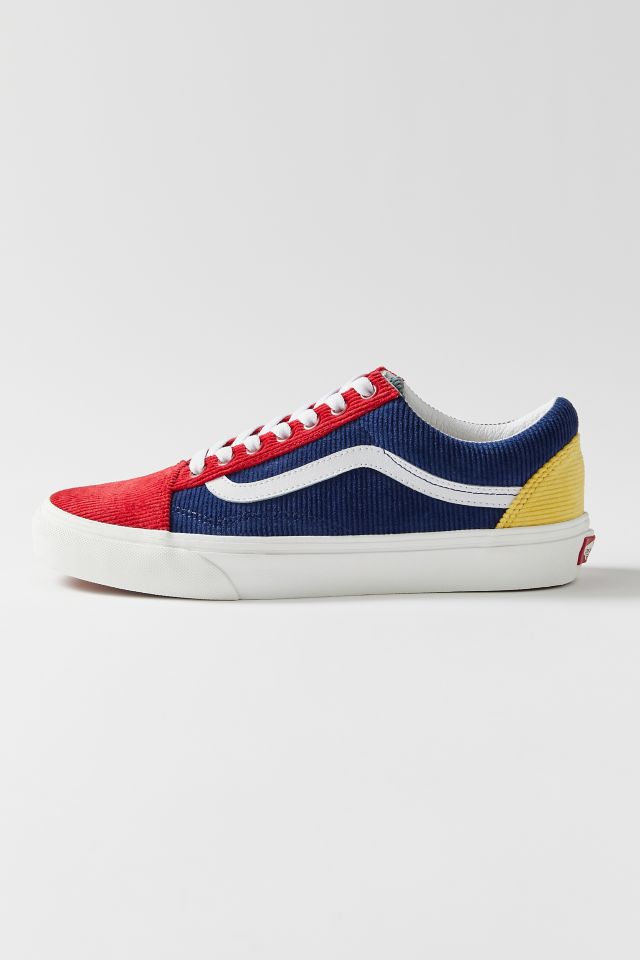Vans Old Skool Colorblock Corduroy Sneaker #1