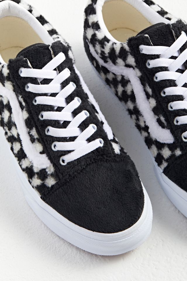 Vans Old Skool Shoes - Sherpa Checkerboard/Black