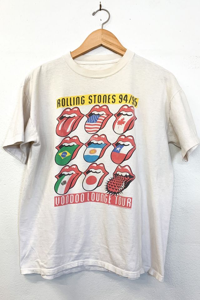 Vintage 1990s Rolling Stones Voodoo Lounge Tour Tee Shirt