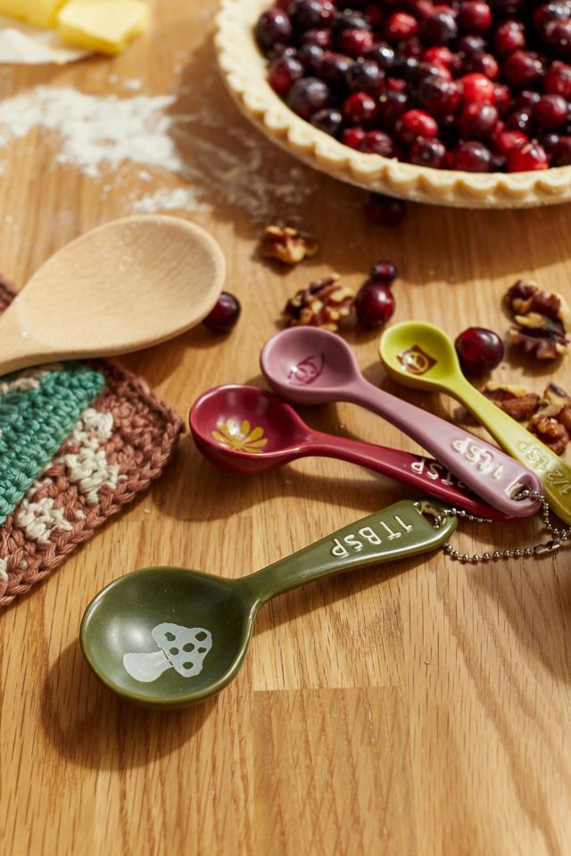 Cute Floral Measuring Spoon Set - ApolloBox