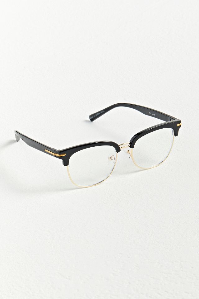 Colin Half-Frame Blue Light Glasses | Urban Outfitters