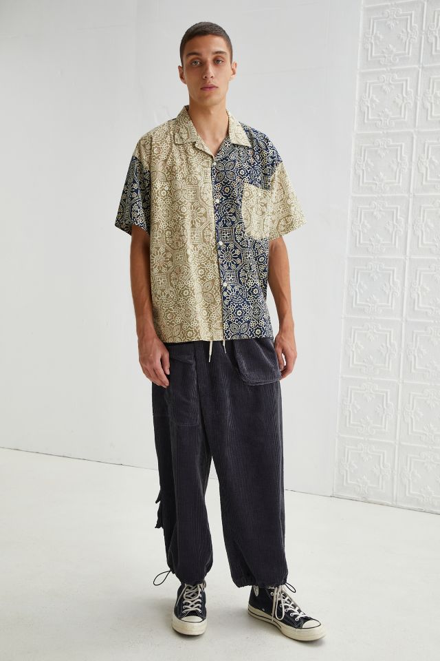 Pantalon Cargo en Velours Côtelé Fried Rice #1