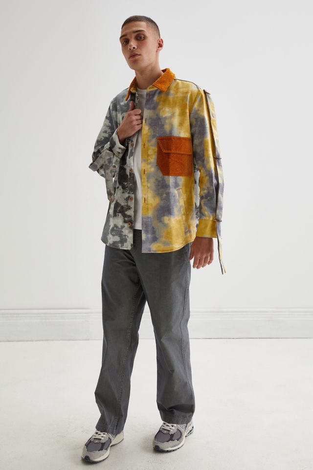 Chemise Teinte Nouée Contrastée Riz Frit #1