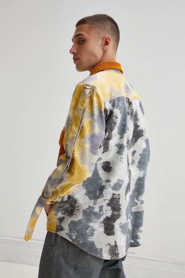 Chemise Teinte Nouée Contrastée Riz Frit #2