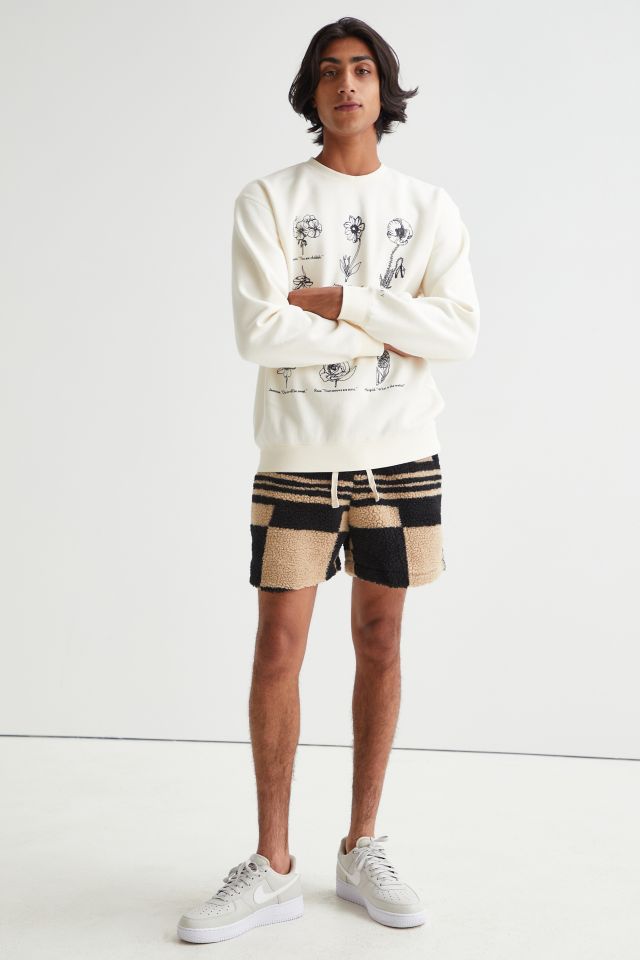 Uo Sherpa Checkerboard Volley Short Urban Outfitters Canada 1729