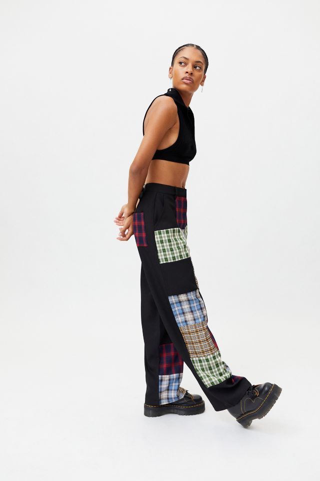 The Ragged Priest Plaid Patchwork Pant #1