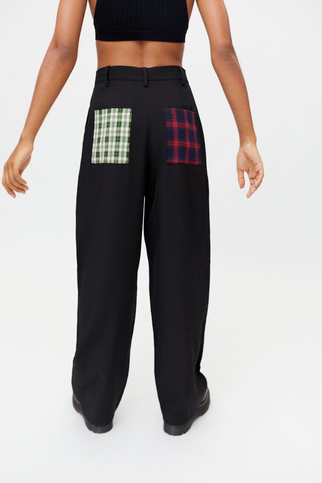 The Ragged Priest Plaid Patchwork Pant #2