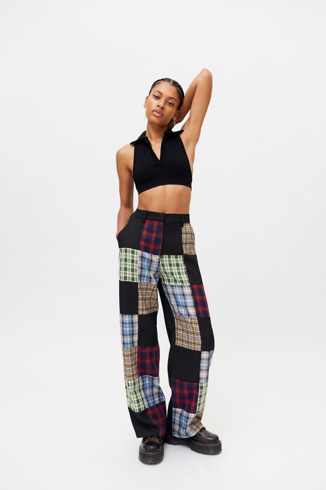The Ragged Priest Plaid Patchwork Pant #3