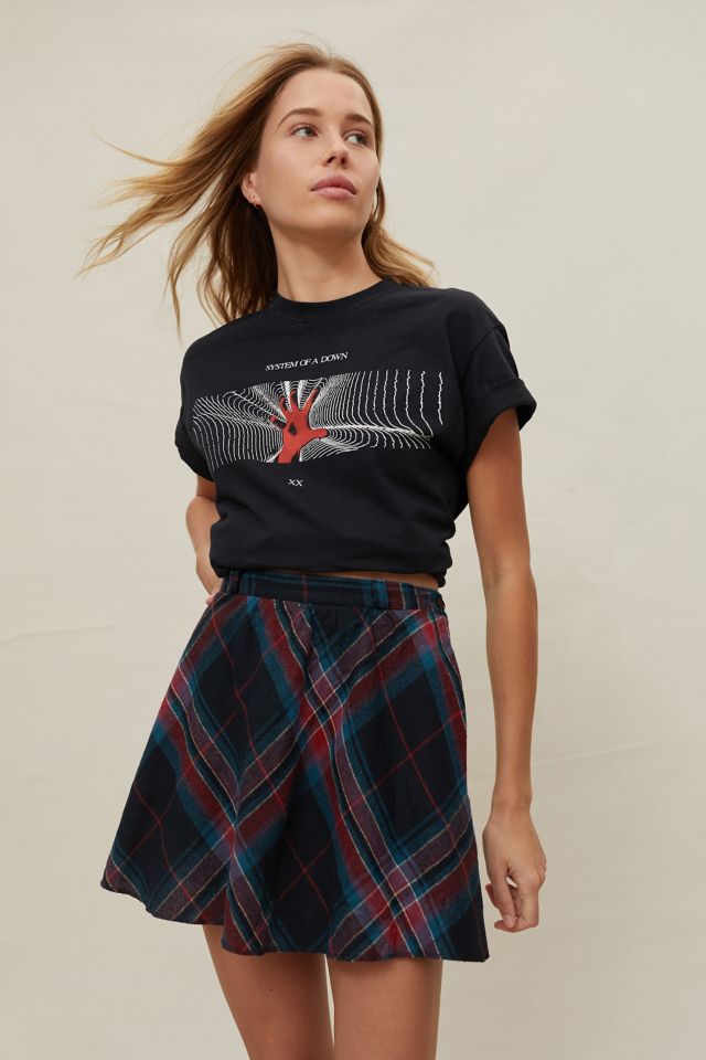 Urban Renewal Recycled Plaid A-Line Mini | Urban Outfitters Canada