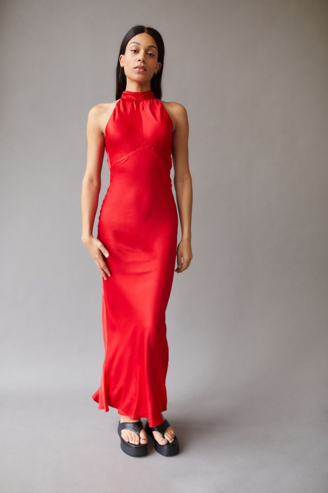 Bardot red slip dress best sale