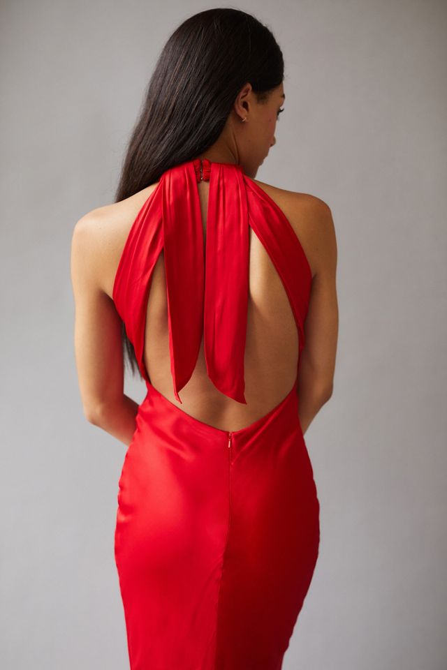 Bardot Amalfi Midi Slip Dress | Urban Outfitters