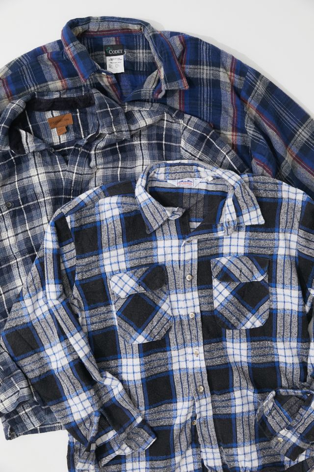 Urban Renewal Vintage Oversized Flannel Shirt