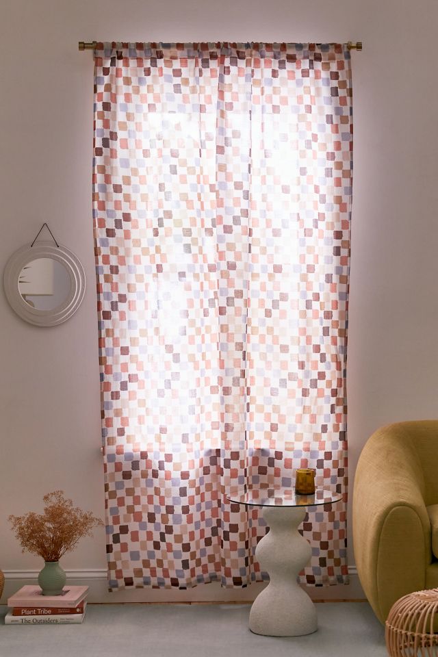 Cleo Checkerboard Window Panel #1