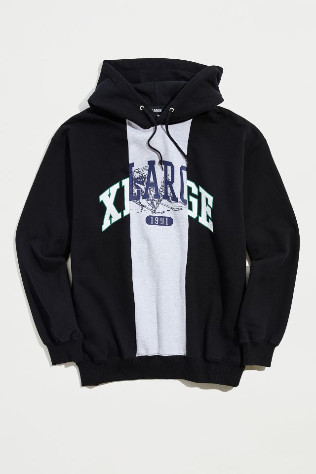XLARGE Patchwork Hoodie Sweatshirt | Urban Outfitters