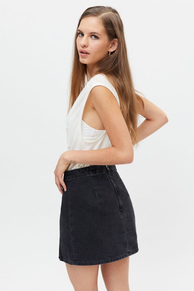 BDG Ruthie Fitted Denim Mini Skirt #1