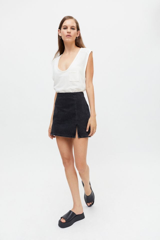 BDG Ruthie Fitted Denim Mini Skirt #2