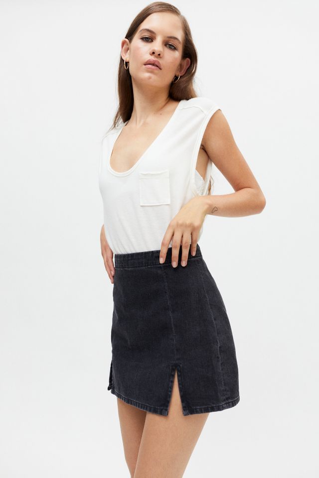 BDG Ruthie Fitted Denim Mini Skirt #3
