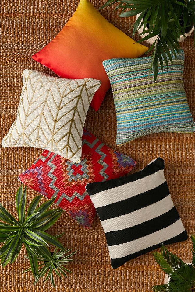 Fab Habitat Ombre Recycled Polyester Indoor/Outdoor Pillows For Patio