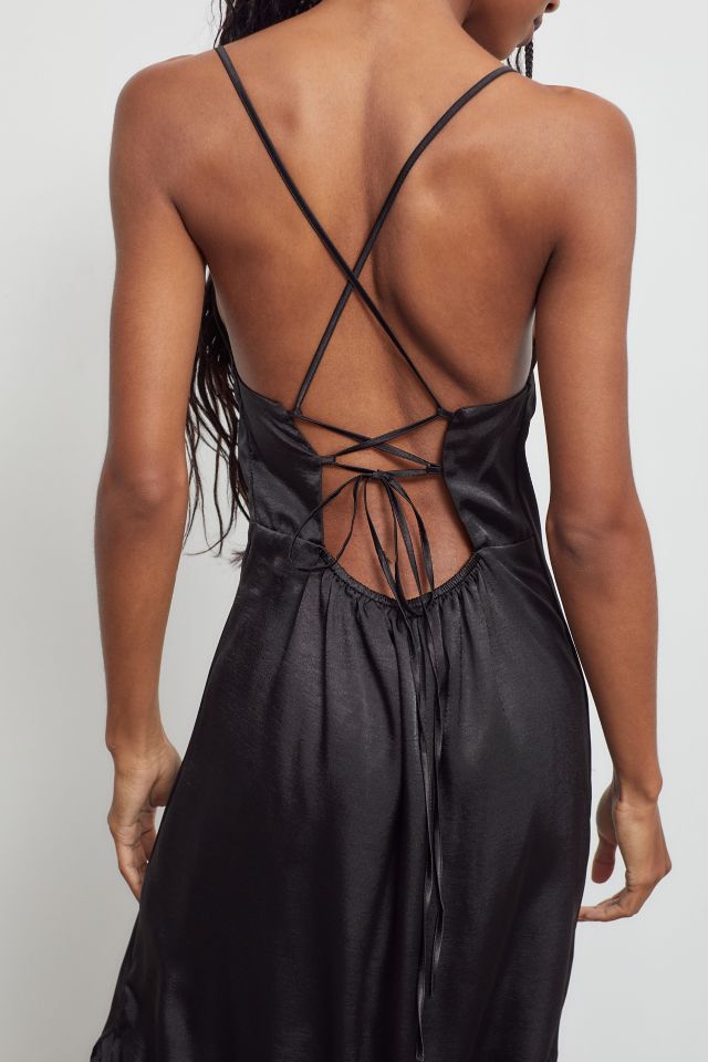 UO Rachel Asymmetrical Midi Dress #3