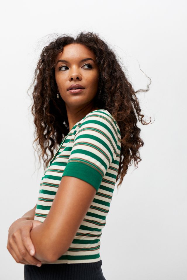 BDG Harvey Striped Henley Tee #2
