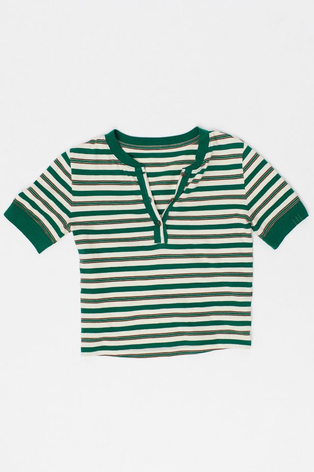 BDG Harvey Striped Henley Tee #5
