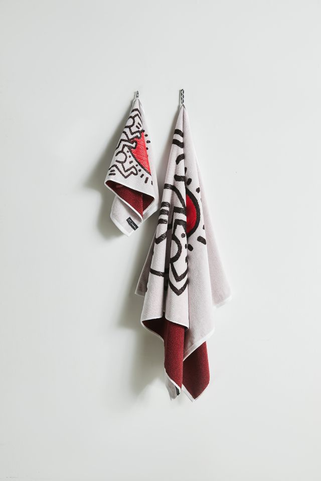 Slowtide Keith Haring Rise Up Hand Towel #3