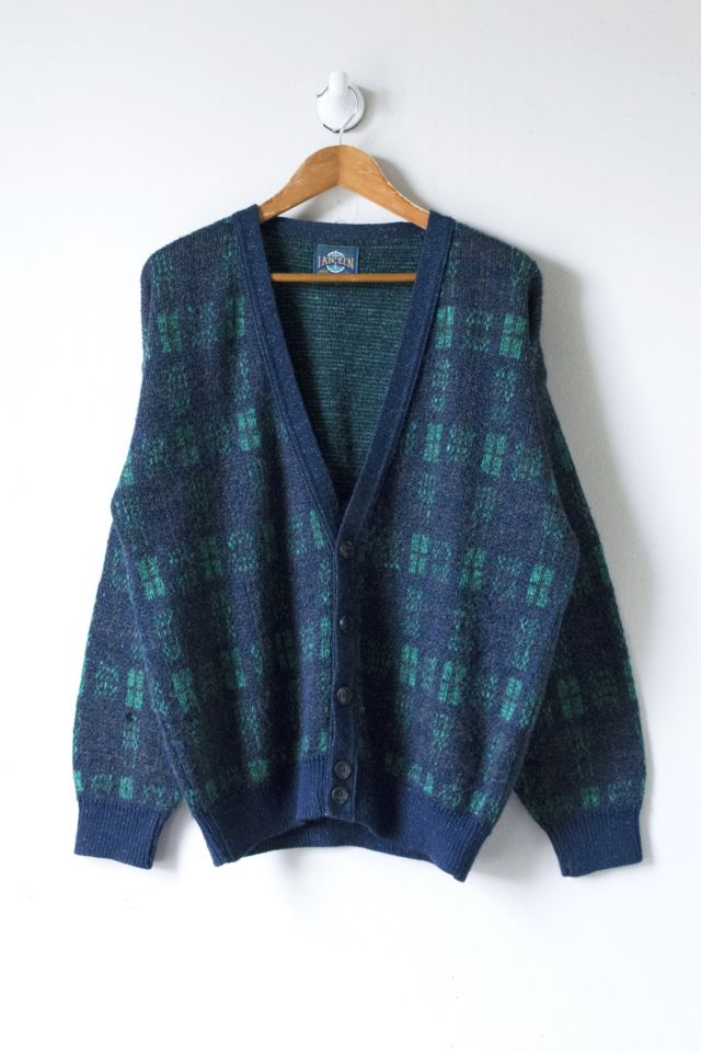 Vintage 90s Plaid Oversized Cardigan