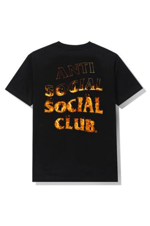 Anti Social Social Club A Fire Inside Tee Black | Urban Outfitters