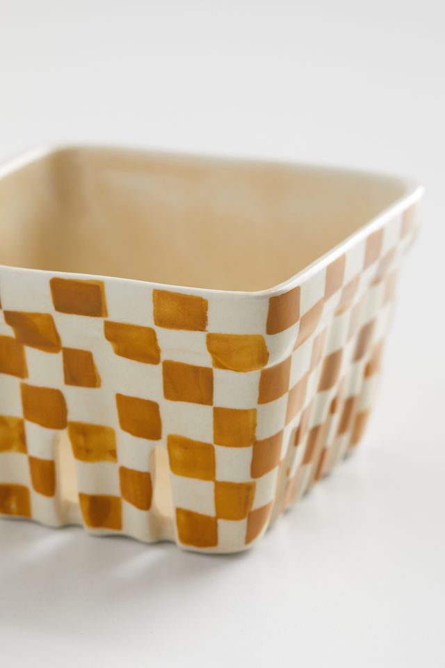 Pax Checkerboard Berry Colander Dish #2