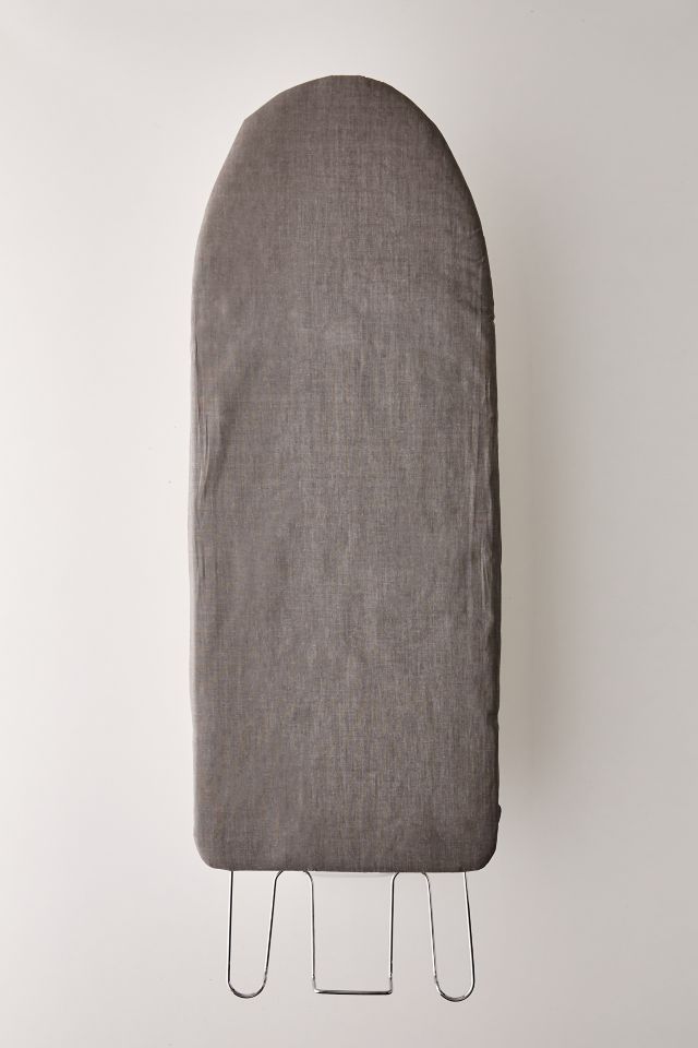 Compact Gray and White Steel Tabletop Ironing Board
