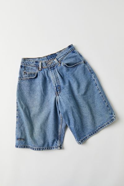 mens extra long jean shorts