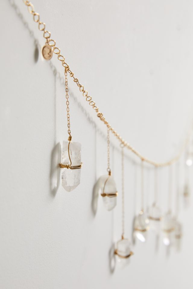 Ariana Ost Aura Quartz Crystal Garland #2