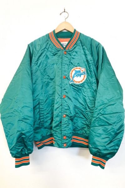 Miami Dolphins Vintage 80s Chalk Line Varsity Jacket NFL 