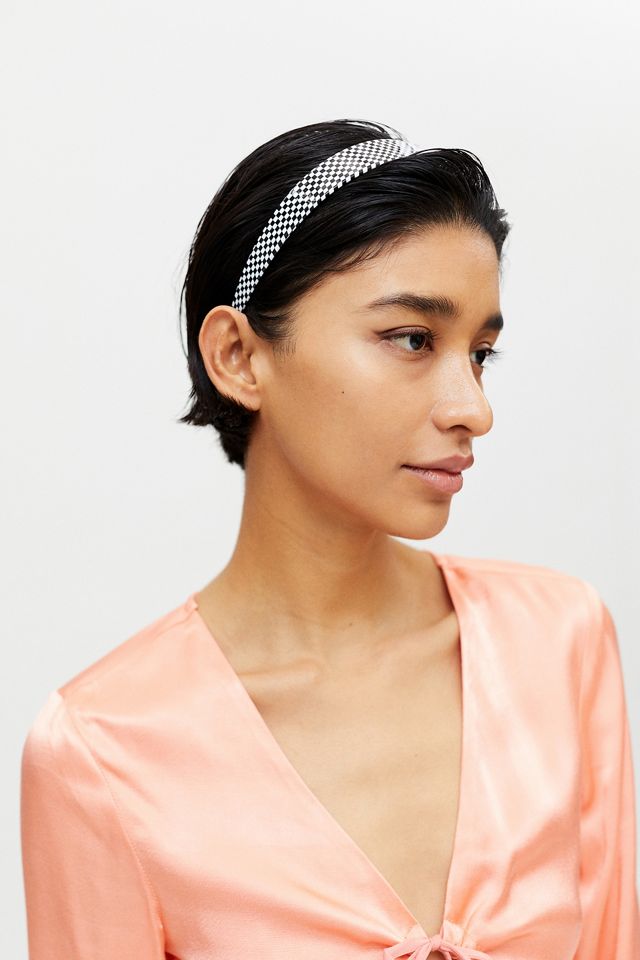 Checkered Headband Urban Outfitters Canada