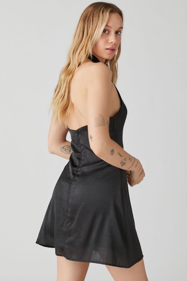 UO Delia Halter Mini Dress #1
