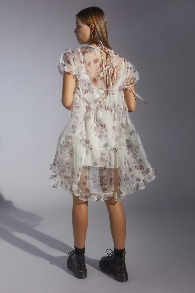 Sister Jane Wildflower Canopy Mini Dress | Urban Outfitters