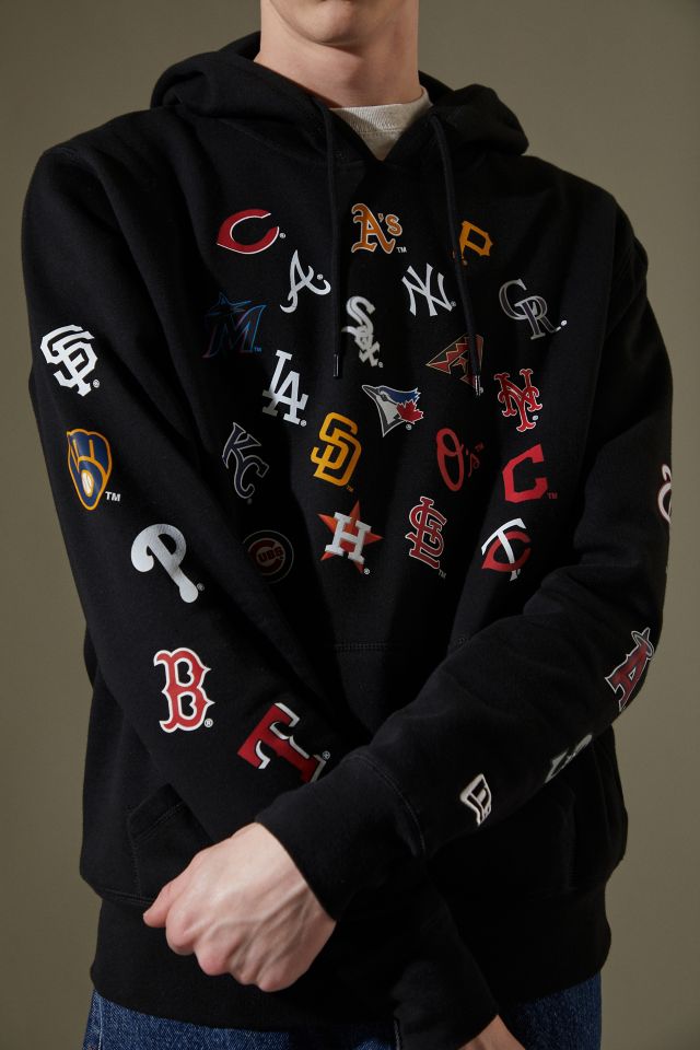 パーカー・フーディ NEW ERA MLB HISTORY SCRIPT HOODIE 4FT1745 NEW ERA MLB HISTORY SCRIPT HOODIE 4FT1745 (New Era/パーカー